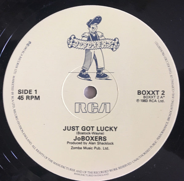 JoBoxers : Just Got Lucky (12", Env)