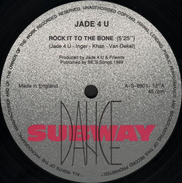 Jade 4U : Rock It To The Bone (12")