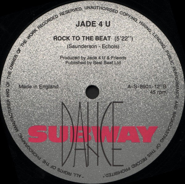 Jade 4U : Rock It To The Bone (12")
