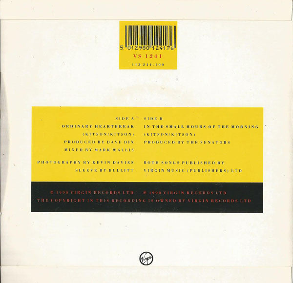 The Senators : Ordinary Heartbreak (7")