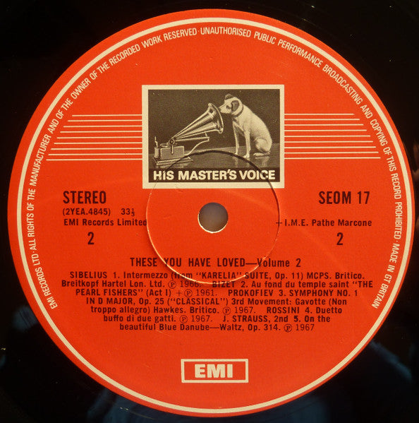 Various : These You Have Loved - Volume 2 (LP, Comp)