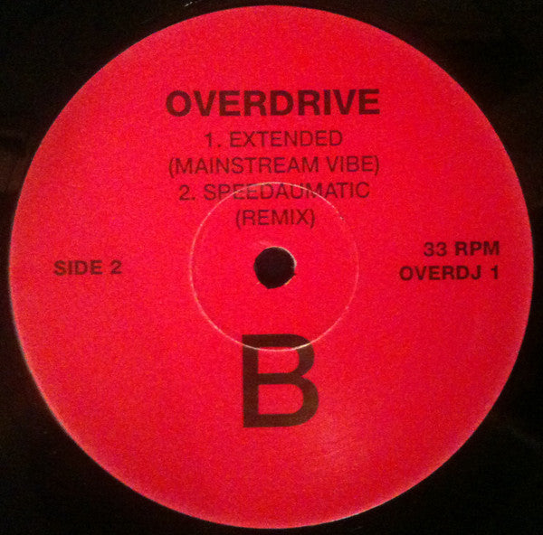 2 Unlimited : Overdrive (12", Promo)