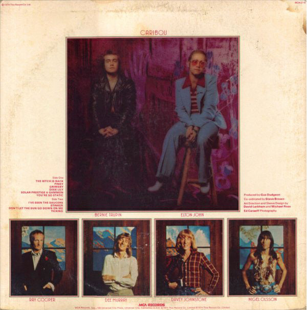 Elton John : Caribou (LP, Album)