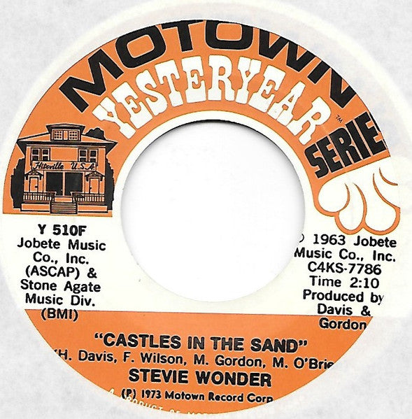 Stevie Wonder : Uptight (Everything's Alright) / Castles In The Sand (7", Single, RE)