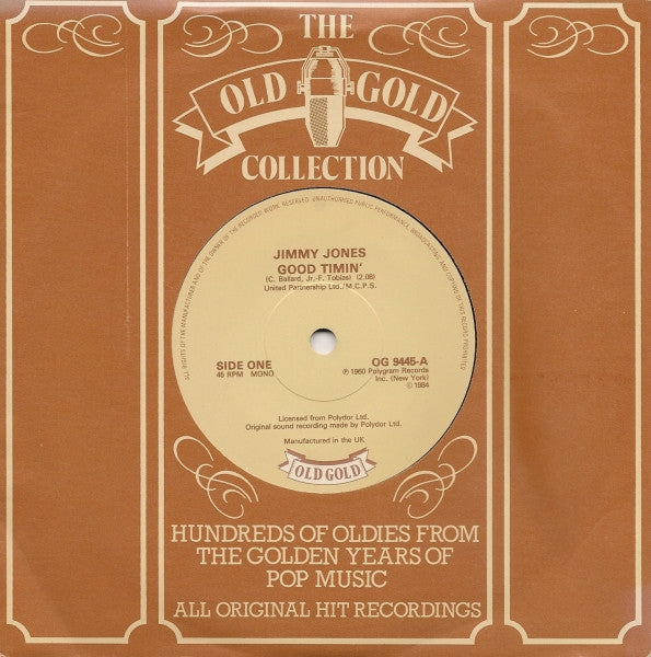 Jimmy Jones : Good Timin' (7", Single, Mono, RE)