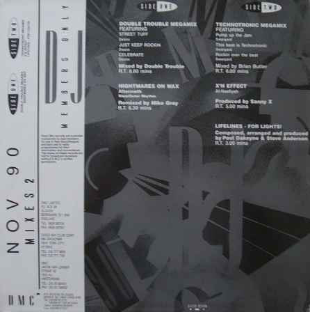 Various : November 90 - Mixes 2 (12", P/Mixed)