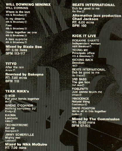 Various : March 90 - Mixes 1 (12", P/Mixed)