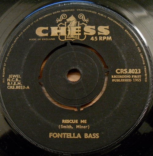 Fontella Bass : Rescue Me (7", Single, 4-P)