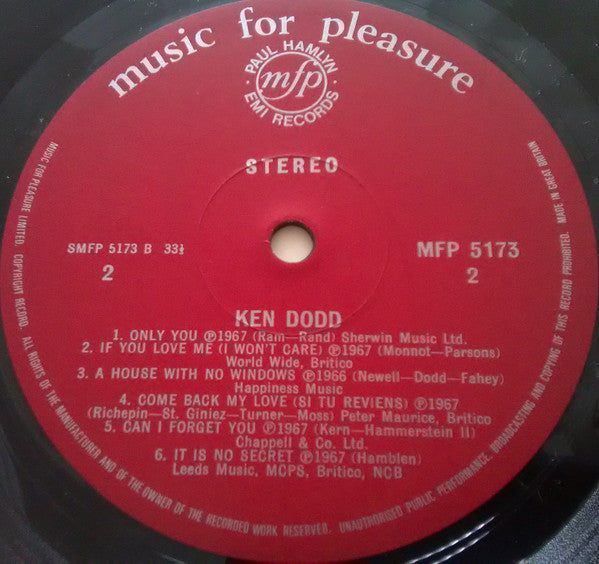 Ken Dodd : I'm Always Chasing Rainbows (LP, Comp)