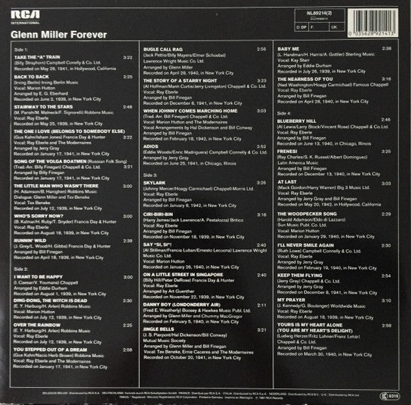 Glenn Miller : Forever (2xLP, Comp)