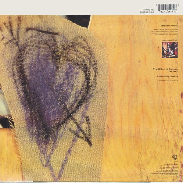 Rod Stewart : Broken Arrow (10", M/Print, Sin)