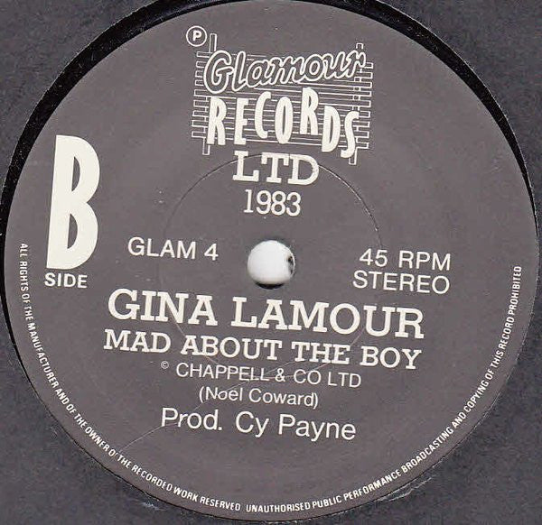 Gina Lamour : Move Over Darling (7")