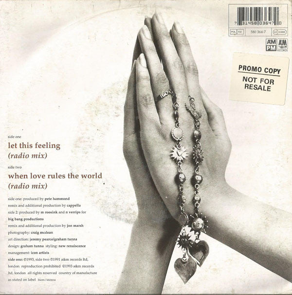 Simone Angel : Let This Feeling (7")