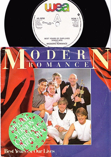 Modern Romance : Best Years Of Our Lives (Special Christmas Party Mix) (7", Single)