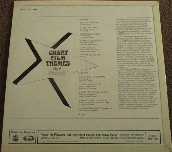 New Hollywood Orchestra : Great Film Themes No. 5 (LP)