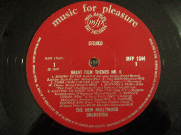 New Hollywood Orchestra : Great Film Themes No. 5 (LP)