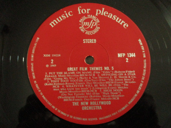 New Hollywood Orchestra : Great Film Themes No. 5 (LP)