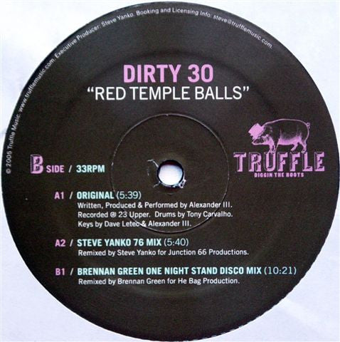 Dirty 30 : Red Temple Balls (12")