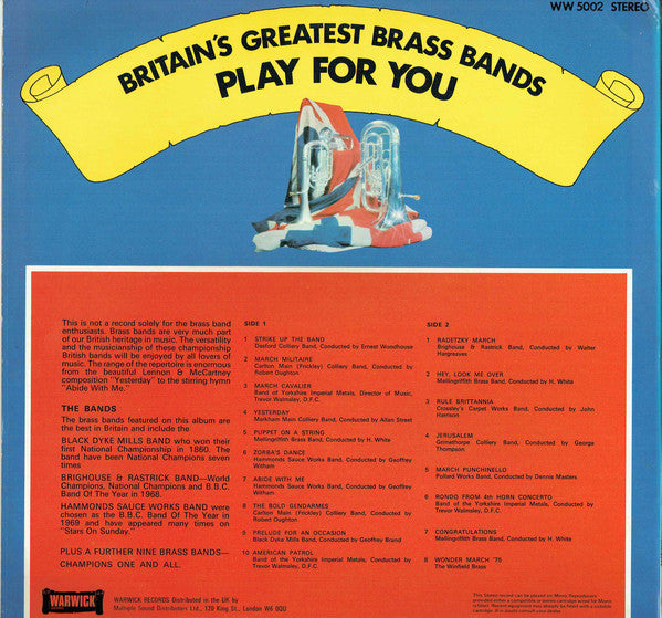 Various : Best Of British Brass (LP, Comp)
