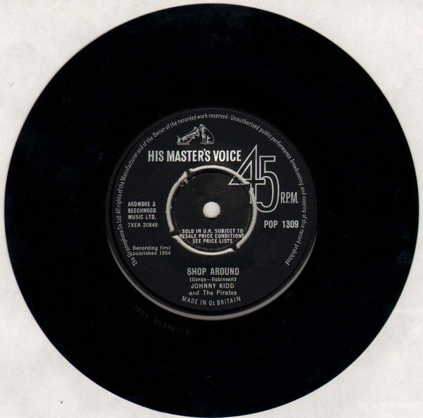 Johnny Kidd & The Pirates : Jealous Girl (7", Single)