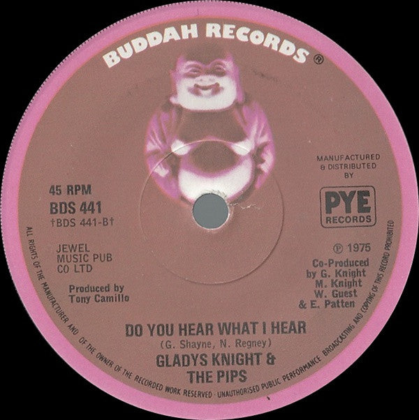 Gladys Knight And The Pips : Silent Night (7", Sol)