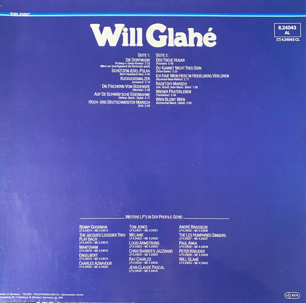 Will Glahé : Will Glahé (LP, Comp)