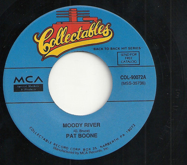 Pat Boone : Moody River / Speedy Gonzales (7", Single, RE)
