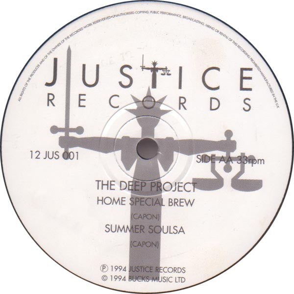 The Deep Project : Doin' The Jazz Thang (12")
