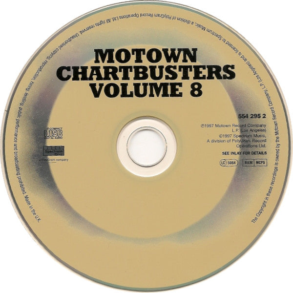 Various : Motown Chartbusters Volume 8 (CD, Comp, RE)