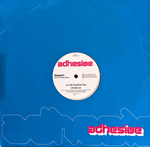 Richard F* Feat Samantha Stocks : Let The Sunshine Thru (12")