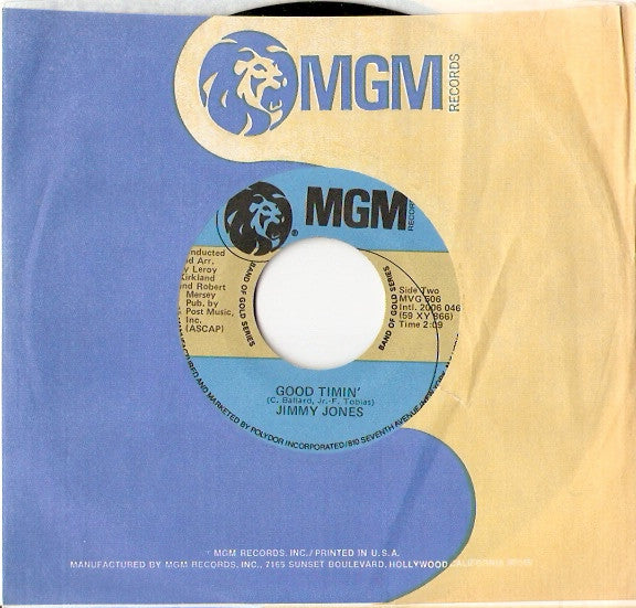 Jimmy Jones : Good Timin' / Handy Man (7", RE)