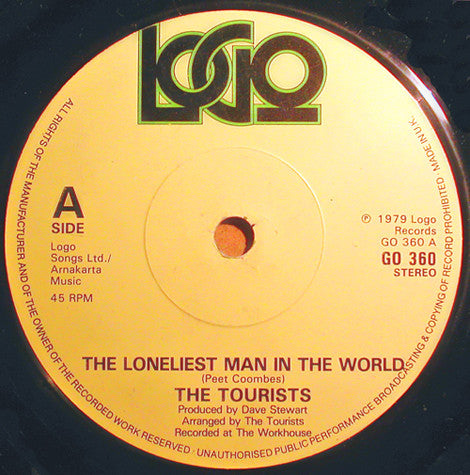The Tourists : The Loneliest Man In The World (7", Single, Sol)