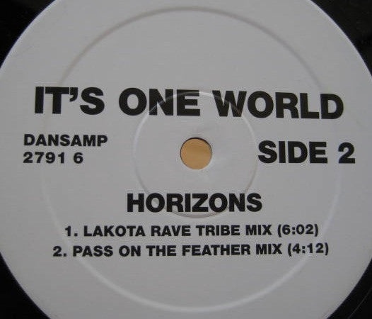It's One World : Horizons (12", Promo)