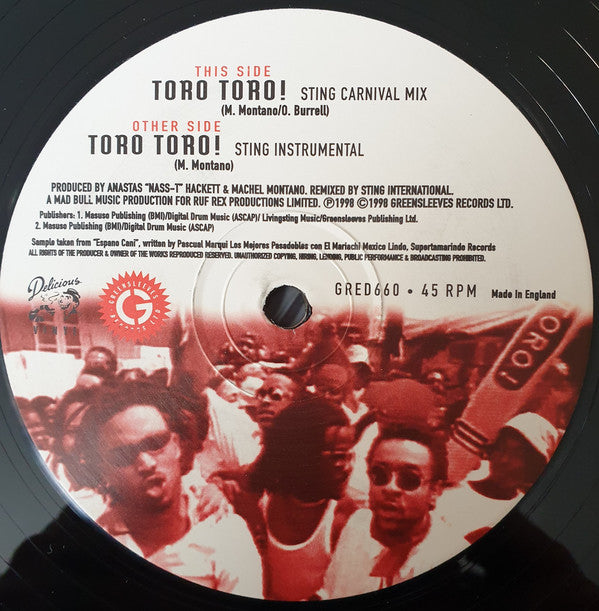 Machel Montano : Toro Toro! (12")