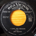Jim Reeves : I Love You Because (7", Single)