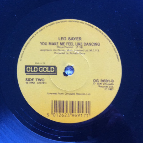 Leo Sayer : When I Need You (7", RE)