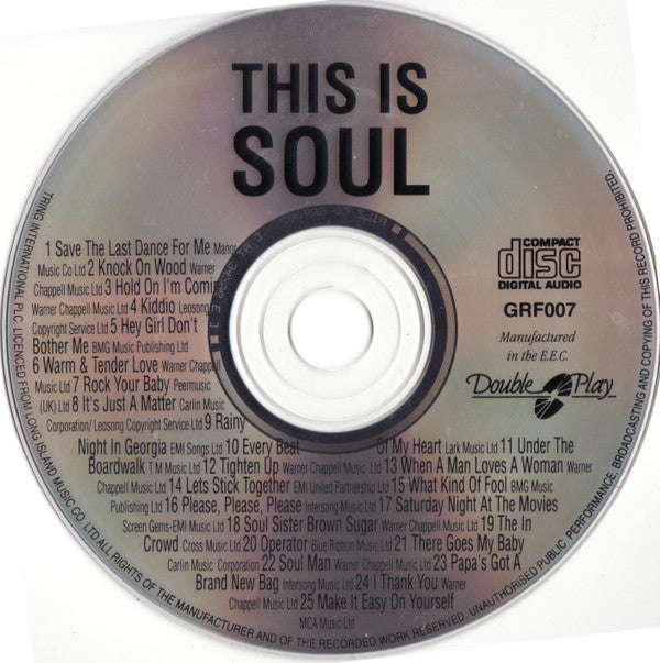 Various : This Is Soul (CD, Comp)