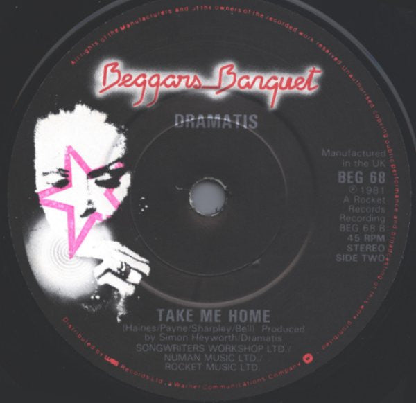 Gary Numan And Dramatis : Love Needs No Disguise (7", Single)