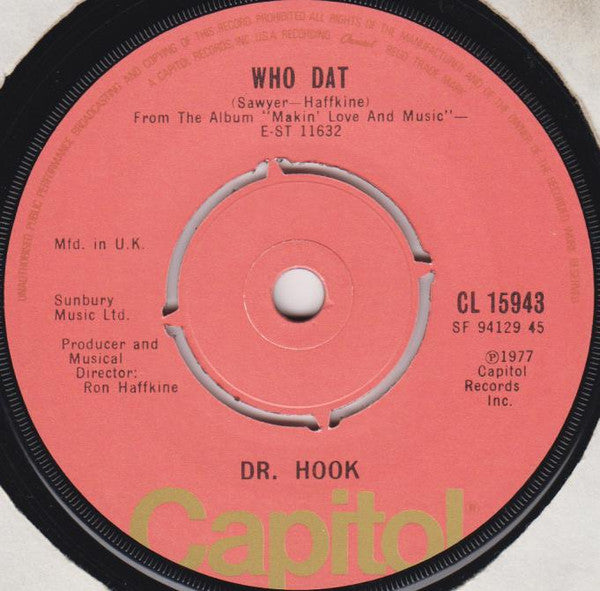 Dr. Hook : Sleepin' Late (7")