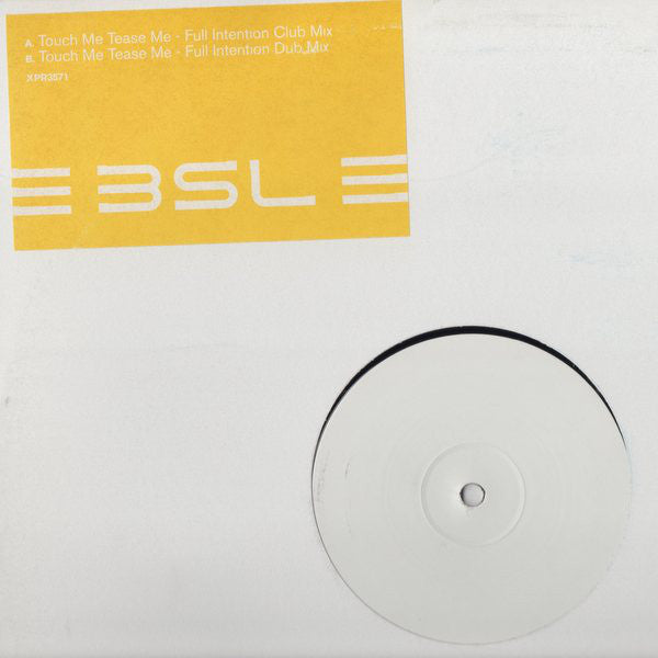 3SL : Touch Me, Tease Me (12", Promo, W/Lbl)