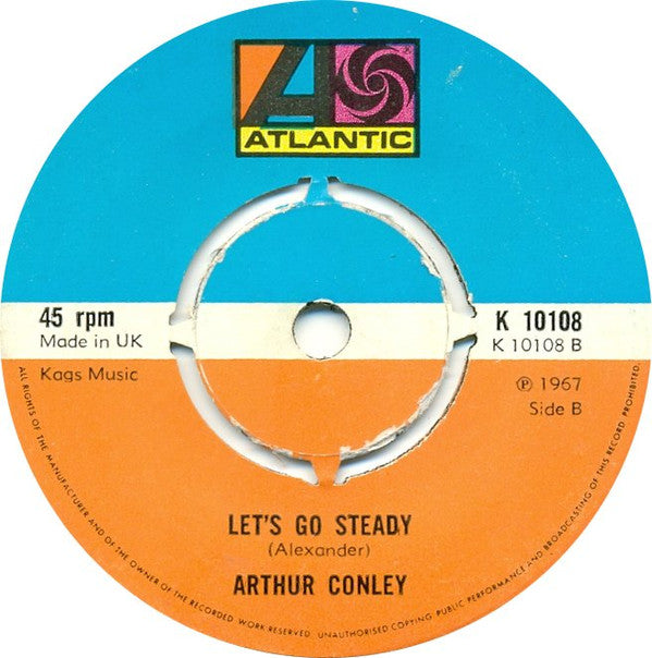 Arthur Conley : Sweet Soul Music / Let's Go Steady (7", Single, RE, Kno)
