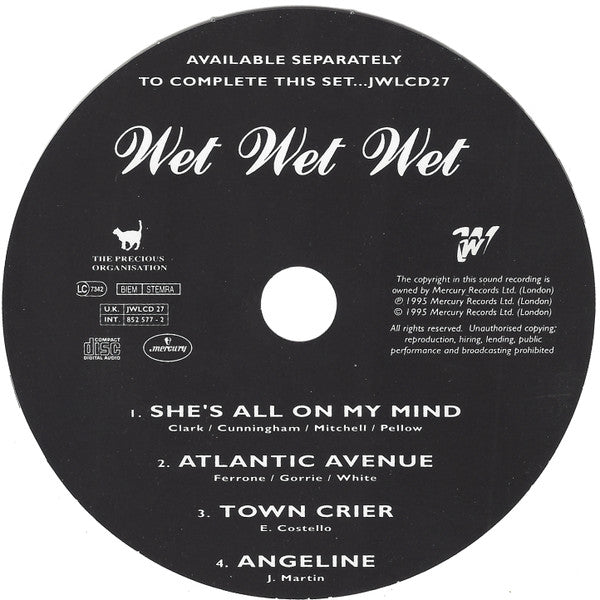 Wet Wet Wet : She's All On My Mind (CD, Single, Ltd, CD2)