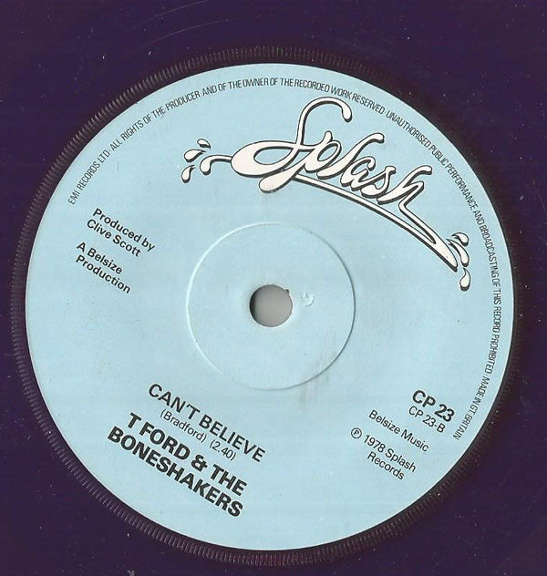 T-Ford And The Boneshakers : Twilight Time (7", Single, Ltd, Pur)