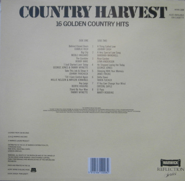 Various : Country Harvest (LP, Comp)