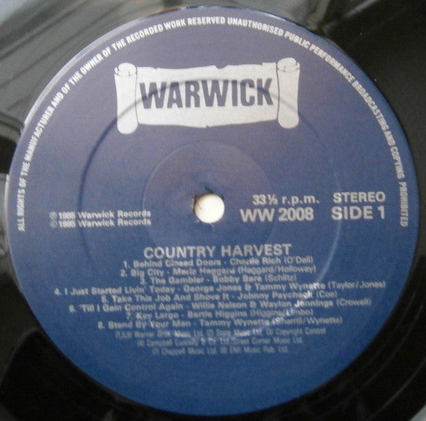 Various : Country Harvest (LP, Comp)