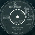 The Hollies : Sorry Suzanne (7", Single, Pus)