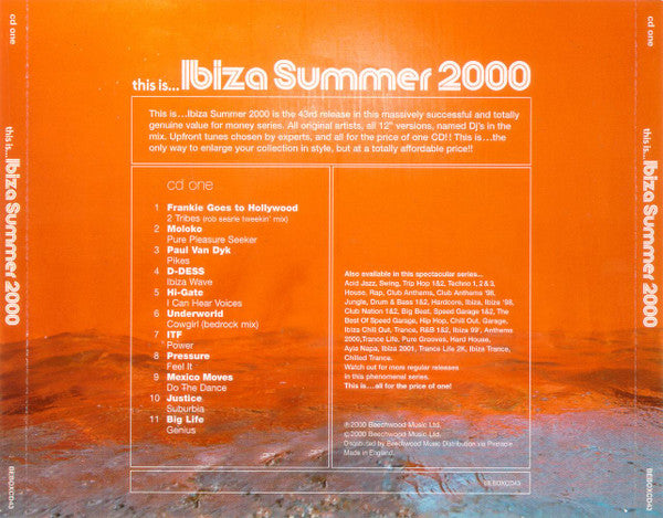 Various : This Is...Ibiza Summer 2000 (2xCD, Comp + CD, Mixed + Box)