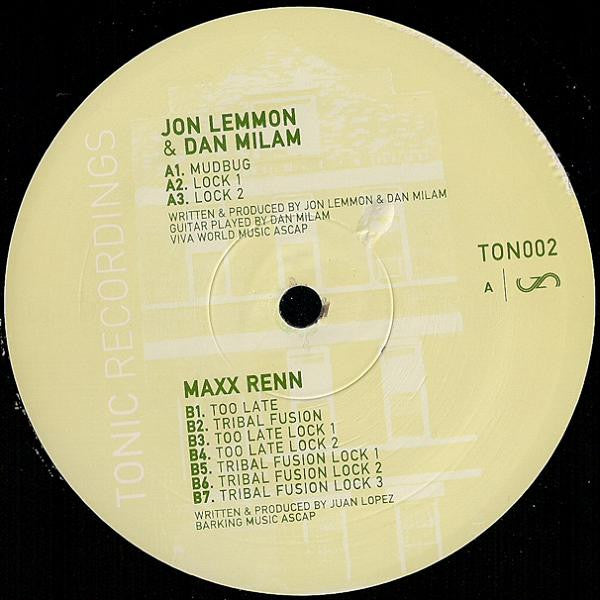 Jon Lemmon & Dan Milam / Maxx Renn : Mudbug / Too Late (12")