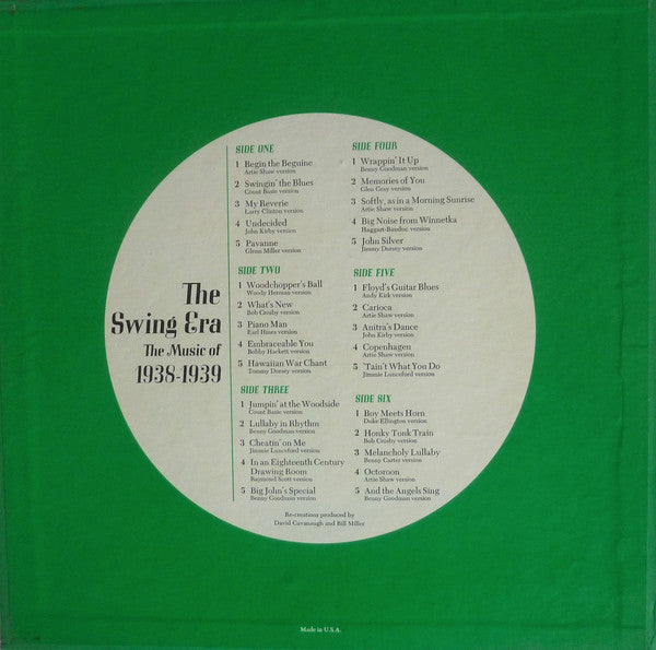 Various : The Swing Era: The Music Of 1938-1939: Where Swing Came From (3xLP, Comp + Box)