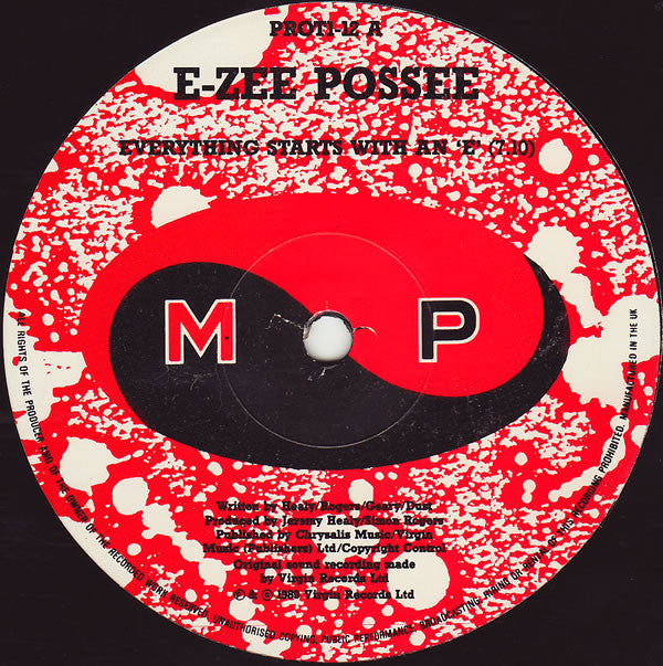 E-Zee Possee : Everything Starts With An 'E' (12", M/Print)